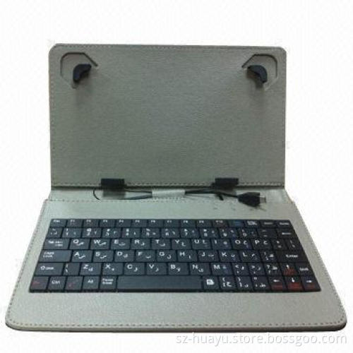 8-inch Universal Black Tablet PC Keyboard Case